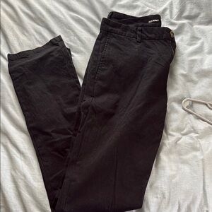 Old Navy Black khakis. 30x36